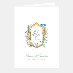 Hochzeitseinladung mit Landeswappen