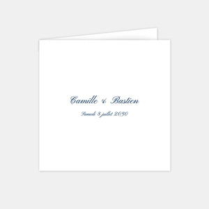 Classic wedding announcement with first names