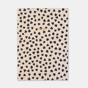 Olivgrünes Leoparden-A5-Notizbuch