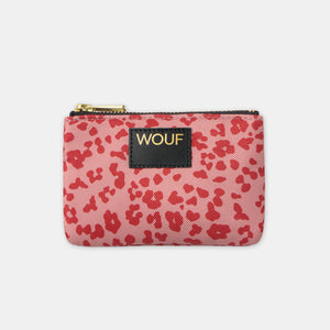 Mini-Clutch mit Leopardenmuster