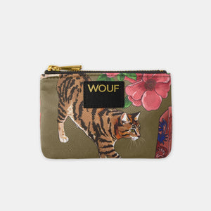 Mini-Clutch mit Leopardenmuster
