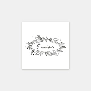 Personalisierter Namensstempel