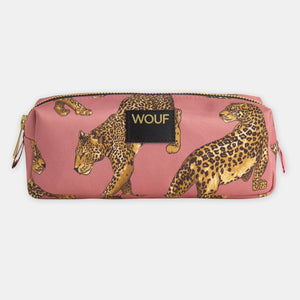 School pencil case - Leopard