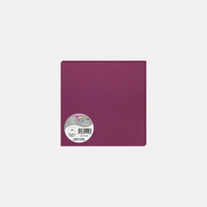 Carte 160x160 velin 210g framboise Pollen
