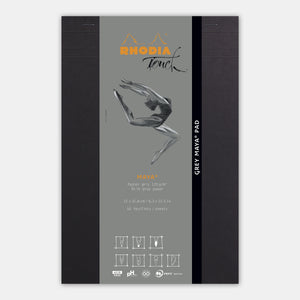 Maya-Block A4+, einfaches graues Papier, 120 g/m²