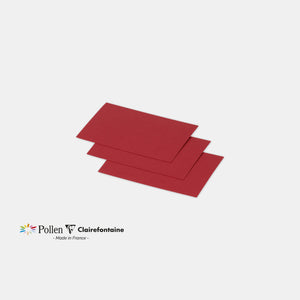 Card 70x95 vellum 210g red currant Pollen