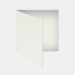 Vorgefaltete Karte 145x290mm Naturmilch