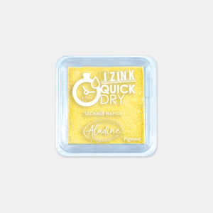 Pastel yellow quick-drying ink pad