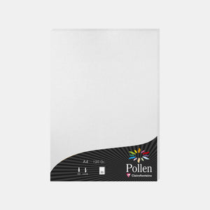 Iridescent A4 sheet 120g iridescent white Pollen