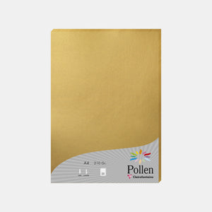 Iridescent A4 sheet 210g gold Pollen
