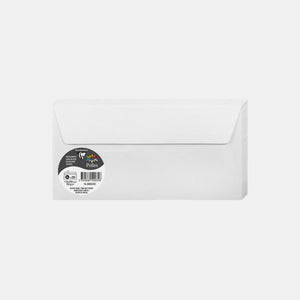 Umschlag 110x220 schillernd 120g schillernder weißer Pollen