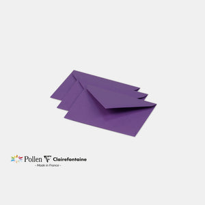 Envelope 75x100 vellum 120g purple Pollen