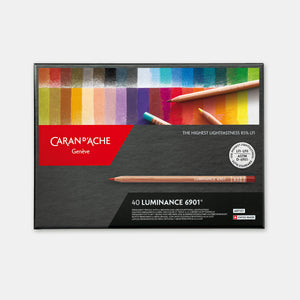 Schachtel mit 40 Luminance-Buntstiften