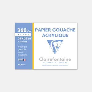 Papierbeutel für Gouache und Acryl 360g - 24x32