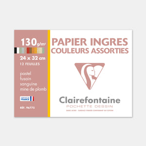 Ingres Zeichenpapierbeutel 130g - 24x32