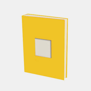 Photo album 30x24 yellow canvas cream interior