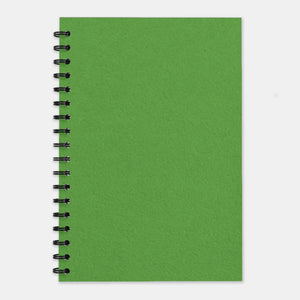 Cahier recycle vert anis 210x297 pages lignées