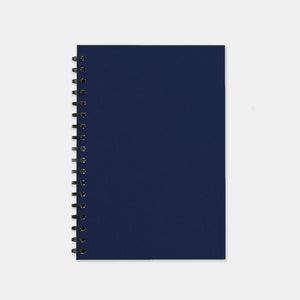 Marine recycled notebook 148x210 plain pages