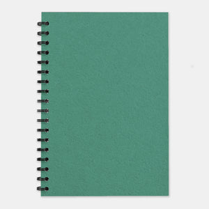 Turquoise green recycled notebook 210x297 plain pages