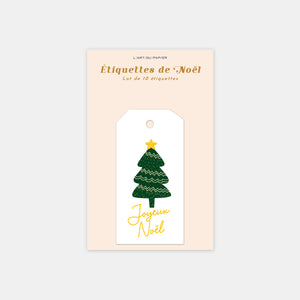 Les étiquettes du Père Noël - 10ex