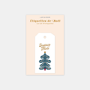 Les étiquettes du Père Noël - 10ex