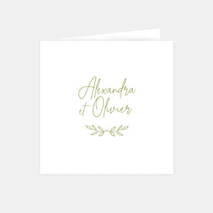 Classic Country Wedding Invitation