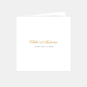 Square Chic wedding invitation