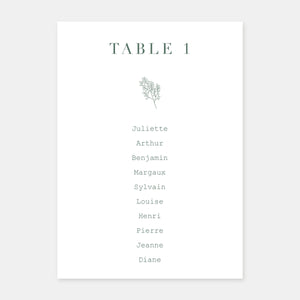 Twig wedding table plan - 5ex