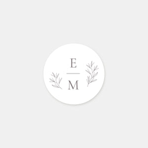 Personalized chic nature stickers - 48ex