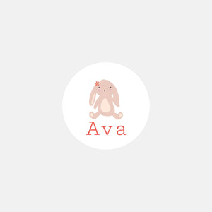 Personalized birth comforter girl stickers - 48ex
