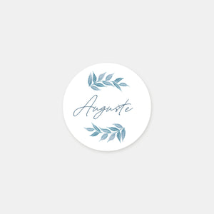 Stickers personnalisés naissance famille hiver - 48ex