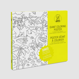 Giant coloring poster Dinos
