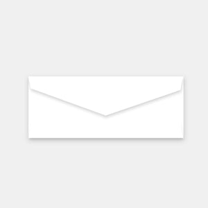 Envelope 72x205 mm white vellum
