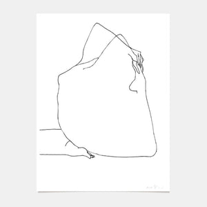 Limitierter Kunstdruck „Frau Yoga“ – 01