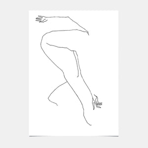 Kunstposter - Tanzende Frau 05