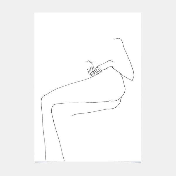 Kunstplakat - Frau bleibt 01