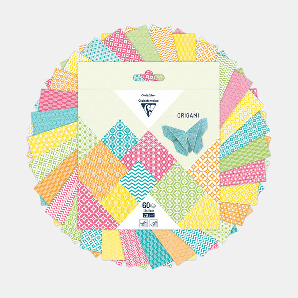 Origamipapier 15x15 cm - Sommer - 60 Blatt