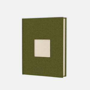 Album photo 30x24 toile vert olive