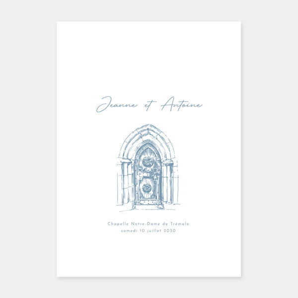 Wedding booklet engraving