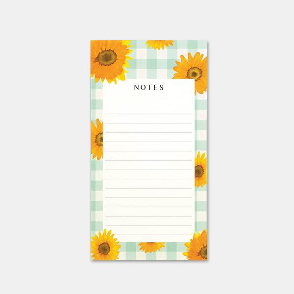 Sonnenblumen-Notizblock