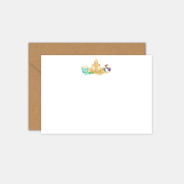 Set aus Karten und Umschlägen – Strand