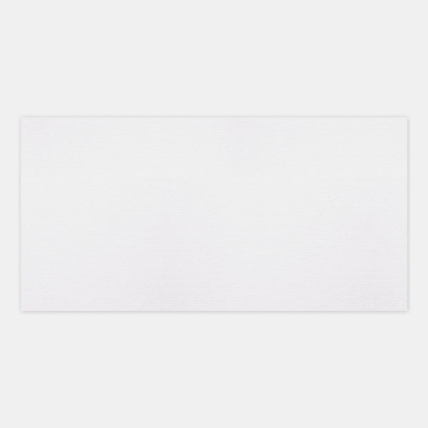 Pack of 50 cards, 105x210 mm, laid white