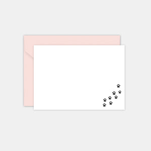 Set of Cards and Envelopes - Cat's Paws