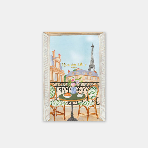 A6 Notebook: Breakfast in Paris