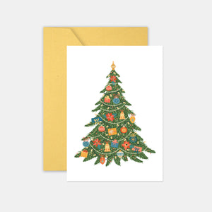 Christmas tree card