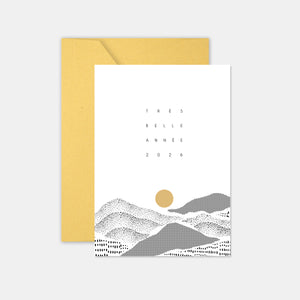 Golden Horizon Greeting Card