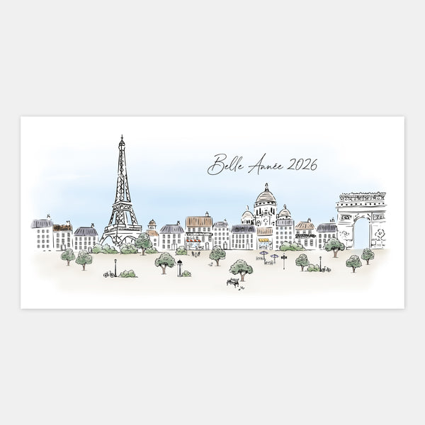 Paris watercolor greeting card
