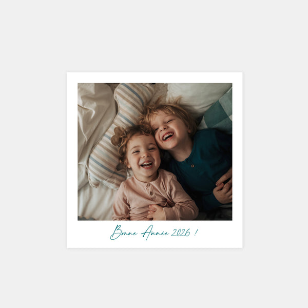 Personalisierte Polaroid-Grußkarte