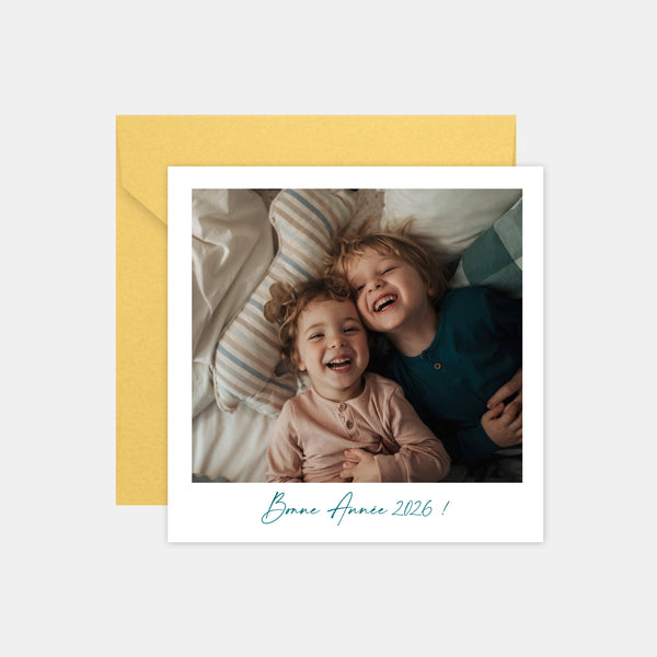 Personalisierte Polaroid-Grußkarte