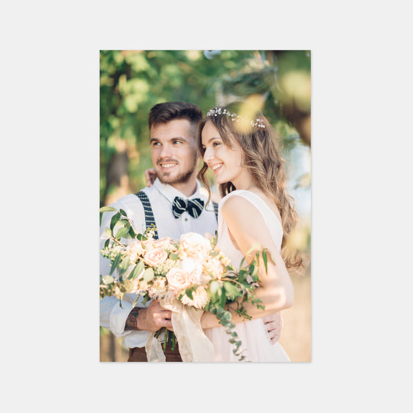 Schöne Dankeskarte zur Hochzeit zu Hause